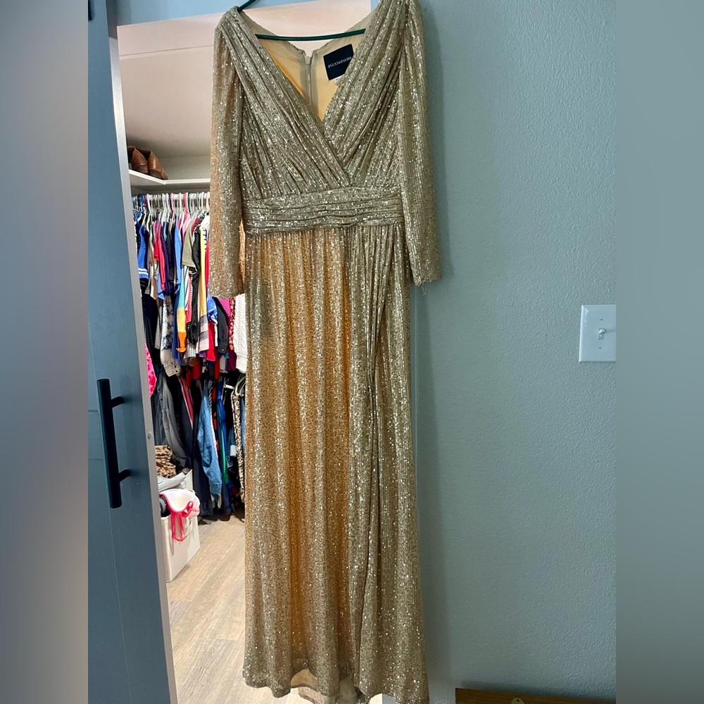 Gold Sparkle Formal Dress